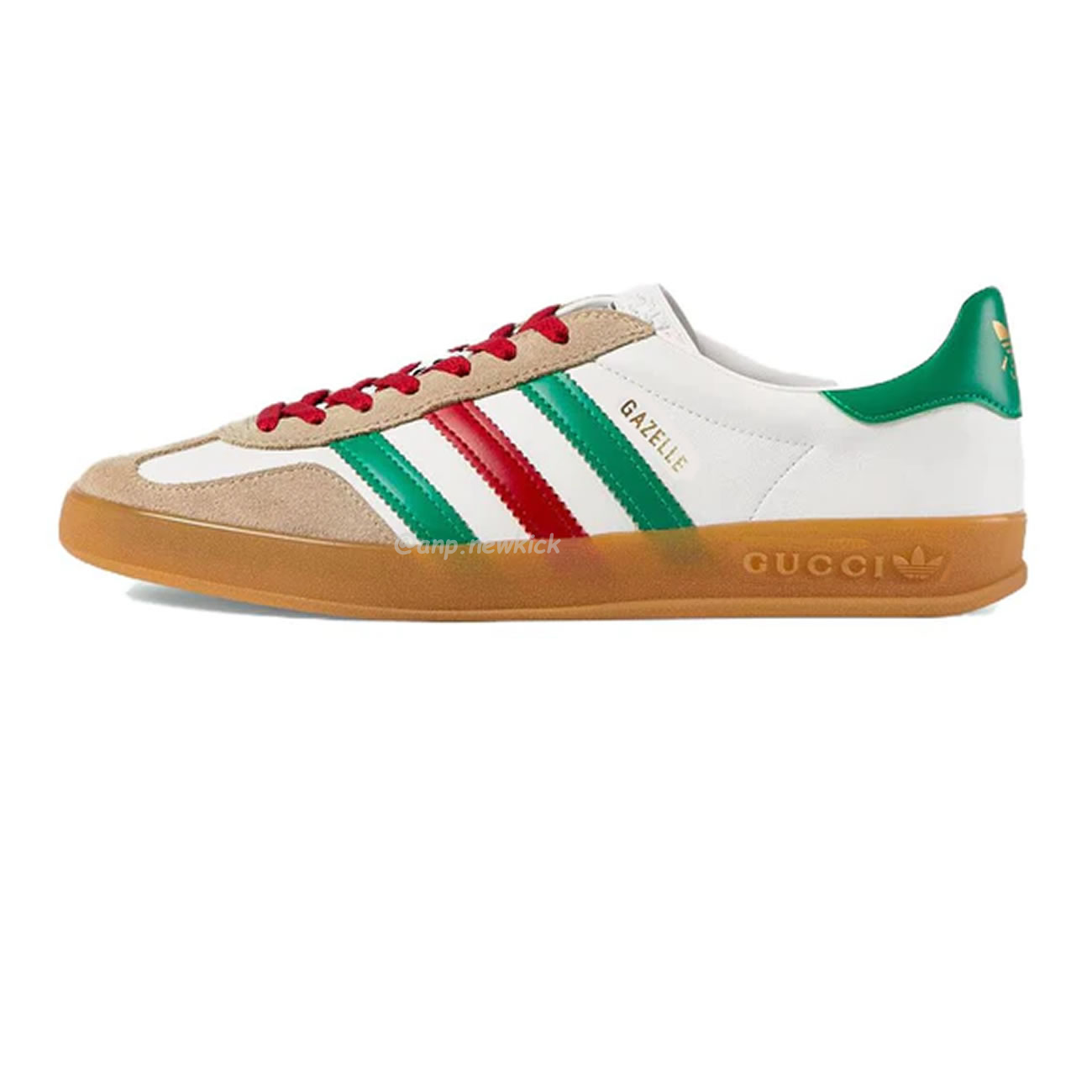 Adidas X Gucci Gazelle White Green Red 726487 Aaa43 9547 (1) - www.newkick.vip
